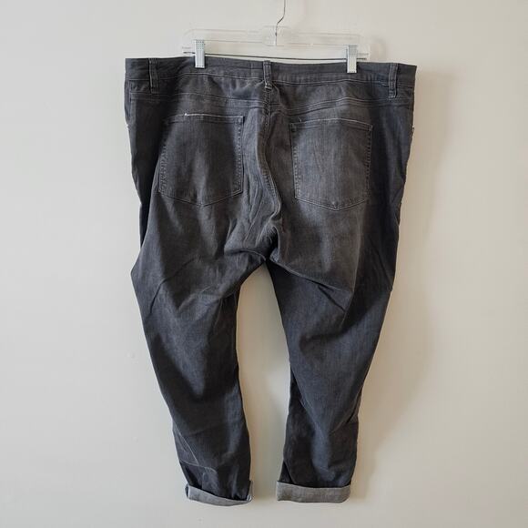 Asos Design Gray Distressed Skinny Jeans Size 40x30 - Picture 2 of 5